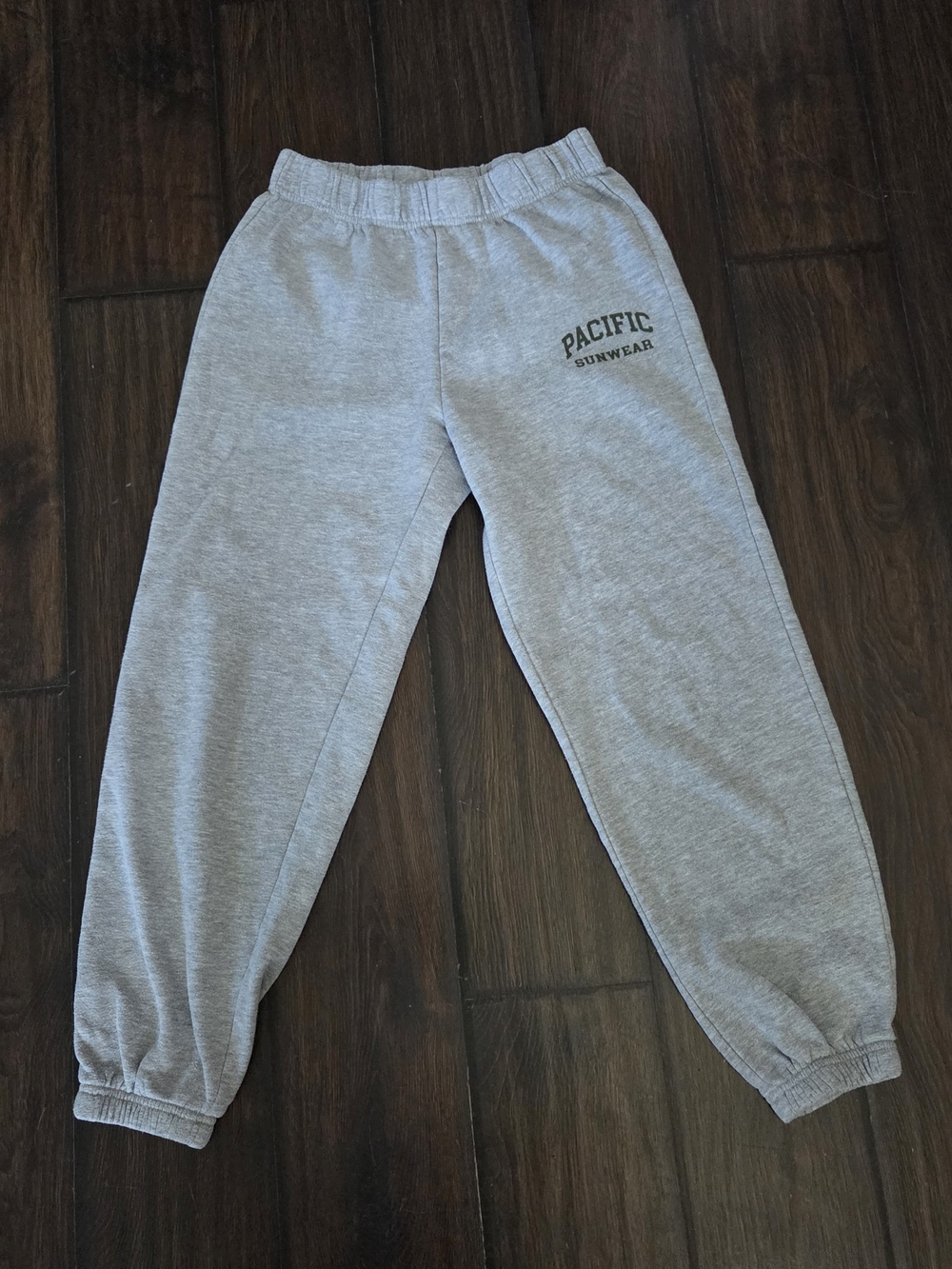 Pacific Sunwear Gray Elastic Waist Jogger Pants, Women's Small